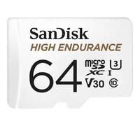 SanDisk High Endurance mémoire flash 64 Go MicroSDXC UHS-I Classe 10