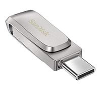 SanDisk Ultra Dual Drive Luxe lecteur USB flash 128 Go USB Type-A / USB Type-C 3.2 Gen 1 (3.1 Gen 1) Acier inoxydable