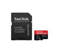 SanDisk Extreme PRO - Carte mémoire flash (adaptateur microSDXC vers SD inclus(e)) - 1 To - A2 / Video Class V30 / UHS-I U3 / Class10 - microSDXC UHS-I
