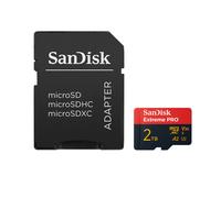 SanDisk Carte mémoire microSDXC Extreme PRO 2 To A2 V30 UHS‑I U3 (adaptateur SD inclus)