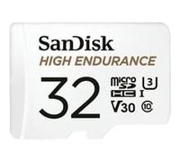 SanDisk High Endurance Monitoring Carte microSDHC 32 GB Class 10, UHS-I, UHS-Class 3, v30 Video Speed Class avec adaptateur SD