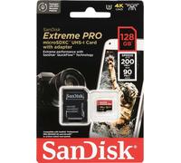 SanDisk microSDXC 128GB Extreme Pro A2 C10 V30 UHS-I U3