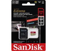 SanDisk - microSDXC 256GB Extreme A2 C10 V30 UHS-I U3