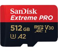 SANDISK MicroSDXC Extreme Pro 512GB 170MB/s A2 C10 V30 U4