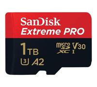 SanDisk Extreme PRO Carte microSDXC 1 TB Class 10, UHS-I, v30 Video Speed Class résistance aux chocs, étanche