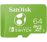 SANDISK microSDXC pour les consoles Nintendo Switch, Yoshi 64 Go (UHS-I Carte, jusqu'à 100 Mo/s, Produit sous licence Nintendo, Class 10, U3)