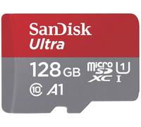 SanDisk microSDXC Ultra 128GB (A1/UHS-I/Cl.10/140MB/s) + Adapter \ Mobile\ Carte microSDXC 128 GB A1 Application Performance Class
