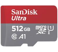 SanDisk microSDXC Ultra 512GB (A1/UHS-I/Cl.10/150MB/s) + Adapter \ Mobile\ Carte microSDXC 512 GB A1 Application Performance Class