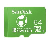 SanDisk Carte microSDXC Yoshi – UHS‑I 100 Mo/s Class 10 U3 – 64 Go pour Nintendo Switch
