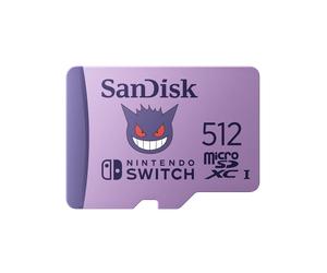 SanDisk Pokemon Gengar MicroSD Card - 512GB - SDSQXAO-512G-GN6ZK
