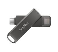 SanDisk Clé USB iXpand Luxe 128 Go Lightning et USB‑C USB 3.1 (Gen 1) Noir