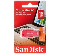 SanDisk Cruzer Blade 16GB, 16 Go, USB Type-A, 2.0, Sans capuchon, 2,5 g, Rose SDCZ50C-016G-B35PE
