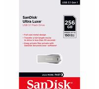 SanDisk SDCZ74 256GB Ultra Luxe Clé USB 3.2 Argent 400MB/s -UK