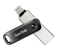 SanDisk SDIX60N-128G-GN6NE lecteur USB flash 128 Go 3.2 Gen 1 (3.1 Gen 1) Gris, Argent, Clé USB