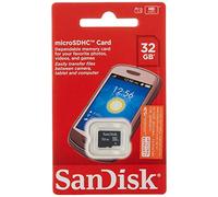 SanDisk Carte mémoire flash microSDHC 32 Go Class 4 Noir
