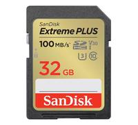 SanDisk Carte SDHC Professional Extreme PLUS 32 Go 100MB/s UHS‑I Pack de 2