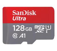 Carte Mémoire Micro SD SanDisk Ultra SDSQUAB-128G-GN6MT 128Go MicroSDXC 140Mo/s Gris Rough Black G