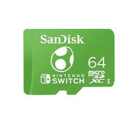 SanDisk Carte microSDXC Yoshi – UHS‑I 100 Mo/s Class 10 U3 – 64 Go pour Nintendo Switch
