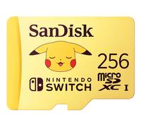 SanDisk Pokémon™ Pikachu MicroSD™ Card - 256GB MicroSD Card - SDSQXAO-256G-GN6ZK