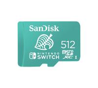 SanDisk Carte mémoire microSDXC pour Nintendo Switch 512 Go UHS-I U3 Class10