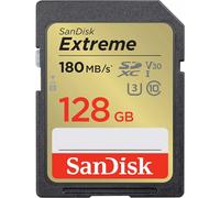 SanDisk - SDXC 128 Go Extreme 180 Mo/s UHS-I U3 V30