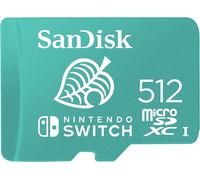 Carte mémoire microSDXC SanDisk pour Nintendo Switch 512 Go Vert et blanc F