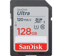 SanDisk Carte mémoire SDXC Ultra 128 Go UHS-I Classe 10 (SDSDUN4-128G-GN6IN)