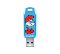 SanDisk Smurf USB Flash Drive, Papa Smurf Edition - 128GB - SDCZIS-128G-G46