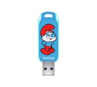 SanDisk Smurfs lecteur USB flash 128 Go USB Type-A 3.2 Gen 1 (3.1 Gen 1) Bleu