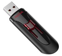 SanDisk UFM 16GB USB CRUZER GLIDE 3.0 lecteur USB flash 16 Go USB Type-A 3.2 Gen 1 (3.1 Gen 1) Noir, Rouge