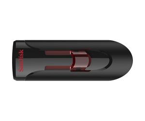SanDisk UFM 32GB USB CRUZER GLIDE 3.0 lecteur USB flash 32 Go USB Type-A 3.2 Gen 1 (3.1 Gen 1) Noir, Rouge