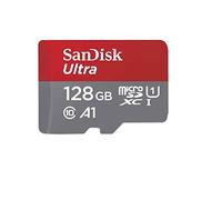SanDisk Ultra - Carte mémoire flash (adaptateur microSDXC vers SD inclus(e)) - 128 Go - A1 / UHS-I U1 / Class10 - microSDXC UHS-I G