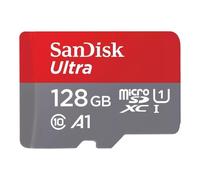 SanDisk Carte microSDXC Ultra 128 Go A1 UHS-I Cl.10 140 MB/s avec adaptateur