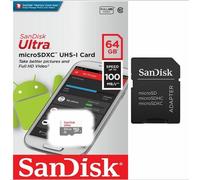 SanDisk ULTRA 16Gb 32Gb 64Gb 128Gb 256Gb MicroSD Carte mémoire TF C10 100MB/s FR