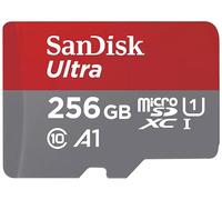 SanDisk Ultra 256 Go microSDXC UHS-I carte pour Chromebook avec adaptateur SD et jusqu'à 150 Mo/s en vitesse de transfert, A1 App Performance UHS-I Class 10 U1