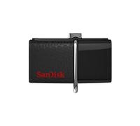 SanDisk Ultra 32 Go Clé USB 3.0 à Double Connectique avec une Vitesse de Lecture Allant jusqu'à 130 Mo/s FFP