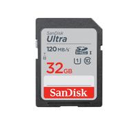 SanDisk Carte mémoire flash Ultra 32 Go UHS-I U1/Class10 SDHC Noir