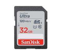 SanDisk Ultra 32GB SDHC carte mémoire SD SDHC 120 MB/s, Class 10, UHS-I, V10 SDSDUN4-032G-GN6IN