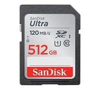 SanDisk Ultra 512Go SDXC Carte, jusqu'à 120 Mo/s, Classe 10, UHS-I, V10