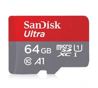 Sandisk ultra 64GB micro SDHC UHS-I carte - 100mb - s U1 A1 pour samsung huawei xiaomi android mobile numérique