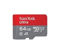 SanDisk Ultra - Carte mémoire flash (adaptateur microSDXC vers SD inclus(e)) - 64 Go - A1 / UHS-I U1 / Class10 - microSDXC UHS-I G