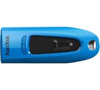 SanDisk Ultra 64GB USB 3.0, 64 Go, USB type A, 3.2 Gen 1 (3.1 Gen 1), 100 Mo/s, diapositive, bleu
