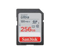 SanDisk Carte mémoire flash Ultra SDSDUN4-256G-GN6IN 256 Go SDXC UHS-I U1 Classe 10 120MB/s