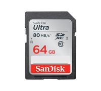 SanDisk Ultra - Carte mémoire flash - 64 Go - Class 10 - 533x - SDXC UHS-I