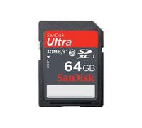 SanDisk Carte mémoire SDXC Ultra 64 Go – Classe 10 UHS-I – 30 Mo/s