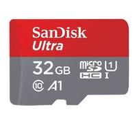 SanDisk Ultra - Carte mémoire flash (adaptateur microSDHC - SD inclus(e)) - 32 Go - A1 / UHS-I U1 / Class10 - microSDHC UHS-I G