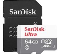 SANDISK Ultra MICROSDXC 64GB + SD Adapter 100MB/S Class 10 UHS-I - Tablet Packaging