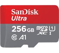 Carte mémoire MicroSD UHS-I SanDisk Ultra A1 256 Go Rouge et gris Rouge et gris