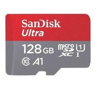 SanDisk Ultra - Carte mémoire flash microSDXC 128 Go A1 UHS-I U1 Class10 (adaptateur SD inclus)