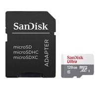 SanDisk Ultra - Carte mémoire flash (adaptateur microSDXC vers SD inclus(e)) - 128 Go - Class 10 - microSDXC UHS-I G